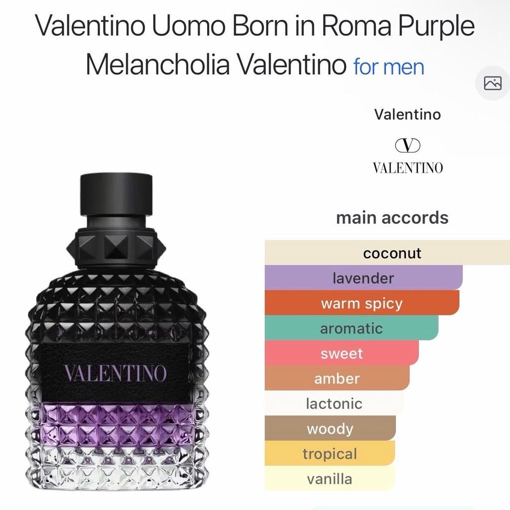 Valentino Uomo Born In Roma Purple Melancholia Eau De Parfum